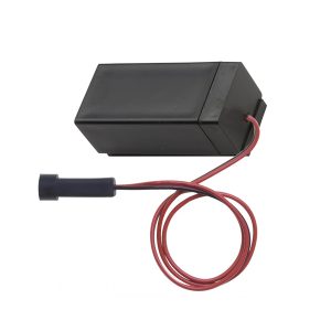 Battery box for 1x9V battery with male waterproof connector - 9V Battery Box Male Connector