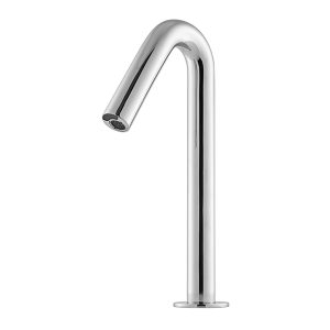 Touch-free electronic faucet for deck-mounted installations Csaba E B