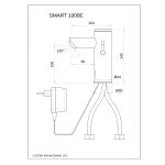 Dimensional Drawing - Touchless Deck Faucet - Smart_1000E-pdf