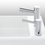 Touchless Faucets - Deck Mounted Bathroom Faucet - Touch free electronic faucet for deck mounted installations Elite Duo