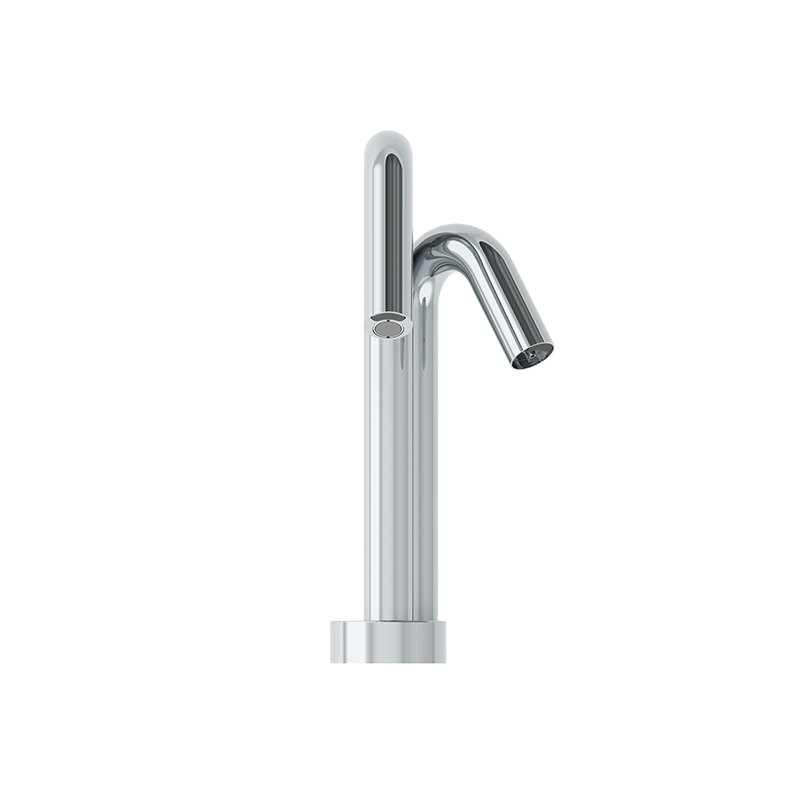 Touch free deck mounted electronic faucet and soap dispenser in a single unit Csaba 2 in 1 2