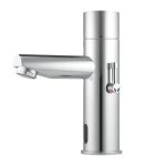 Trendy 1000 Touchless Deck Mounted Faucet - Deck Mounted Bathroom Faucet - Touch Free Deck Mounted Faucet - Touch-free electronic faucet for deck mounted installations Trendy 1000 E B