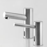 Touchless Faucets - Deck Mounted Bathroom Faucet - Touch free electronic faucet for deck mounted installations Elite-AISI-316_Duo