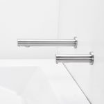 Touchless Faucets - Wall Mounted Bathroom Faucet - Touch-free wall-mounted electronic faucet - D28 AISI316 with Tubular Soap Dispenser