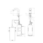 Dimensional Drawing - Touchless Automatic Soap Dispenser - Classic_Soap_Dispenser_B-pdf