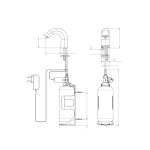 Dimensional Drawing - Touchless Automatic Soap Dispenser - Classic_Soap_Dispenser_E-pdf