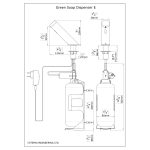 Dimensional Drawing - Touchless Automatic Soap Dispenser - Green_SD_E-pdf