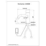 Dimensional Drawing - Touchless Deck Faucet - Extreme_1000B-pdf