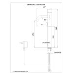 Dimensional Drawing - Touchless Deck Faucet - Extreme_1000_Plus_E-pdf