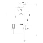 Dimensional Drawing - Touchless Deck Faucet - Smart_Plus_B-ai