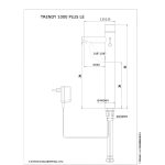 Dimensional Drawing - Touchless Deck Faucet - Trendy_1000_Plus_LE-pdf