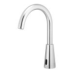 Dolphin F Touchless Deck Mounted Faucet - Deck Mounted Bathroom Faucet - Touch free electronic faucet for deck mounted installations Dolphin 1000F Dolphin F