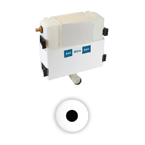 Touch-free electronic cistern system for concealed installations - Electromagnetic CISTERN System