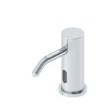 Automatic Soap Dispensers - Touch-free electronic soap dispenser for deck mounted installations with soap level indicator incorporated in the dispenser Extreme-Soap-Dispenser-With-Soap-Level-Indicator
