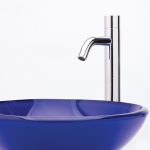 Touchless Faucets - Deck Mounted Bathroom Faucet - Touch free electronic faucet for deck mounted installations Extreme_plus_with_blue_sink