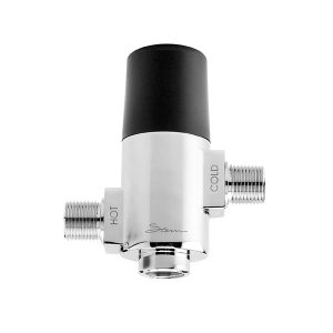 Thermostatic mixing valve allowing easy adjustment of hot and cold water - Integrated Thermostatic Mixing Valve