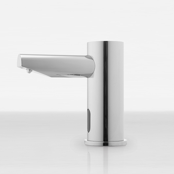 Automatic Soap Dispensers - Touch free electronic soap dispenser for deck mounted installations with top filling multifeed kit or multifeed kit - Mf Trendy Soap Dispenser