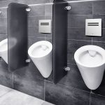 Automatic Flush Valve - Touch-free electronic flush valve for urinals - Nara 2030 on-site