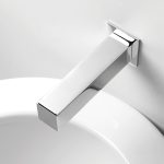 Touchless Faucets - Wall Mounted Bathroom Faucet - Touch-free wall-mounted electronic faucet - Quadrat