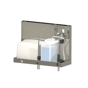 behind mirror soap water air - Modular touch-free system for integration behind the mirror - Soap Water Air Module