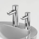 Touchless Faucets - Deck Mounted Bathroom Faucet - Touch free electronic faucet for deck mounted installations Smart Duo