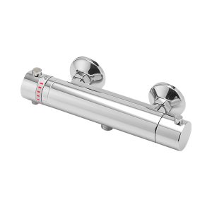 Wall mounted thermostatic shower control with bottom outlet - Thermix SH 1000T
