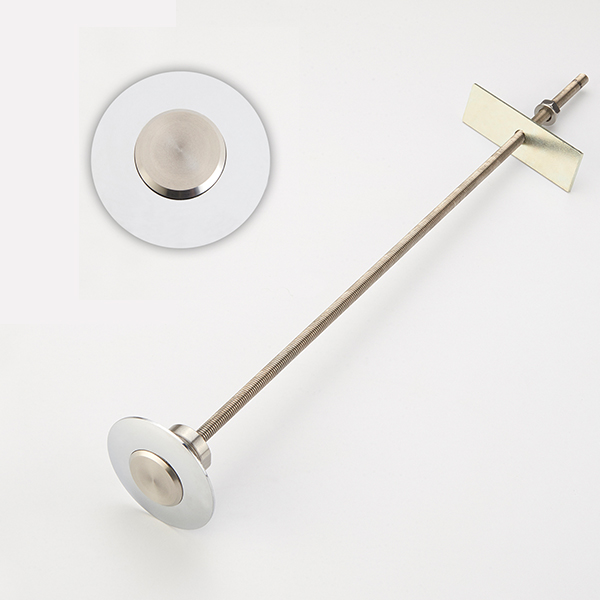 Threaded rod solution for piezo kits installations in thick walls
