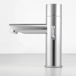 Touchless Faucets - Deck Mounted Bathroom Faucet - Touch free electronic faucet for deck mounted installations Trendy-1000-LE-LB