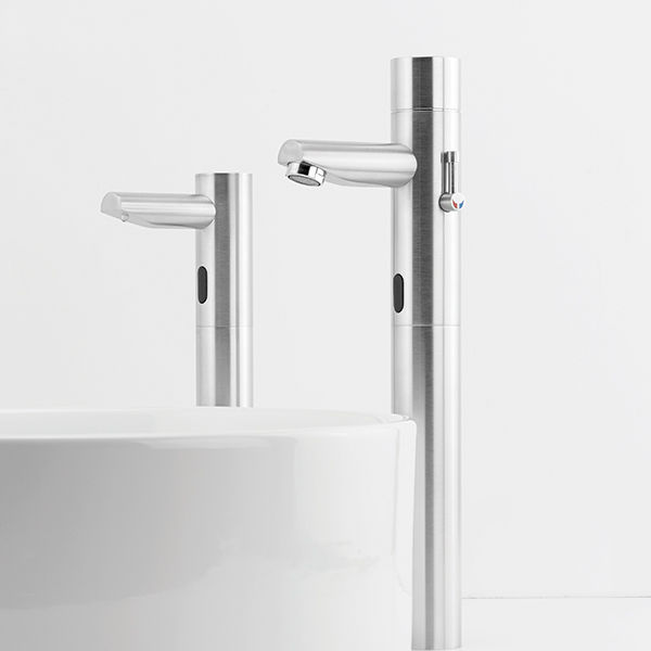 Automatic Soap Dispensers - Electronic Soap Dispenser - Touch free electronic soap dispenser for deck mounted installations Trendy Soap Dispenser Plus Duo