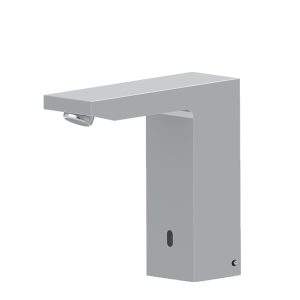 Touch-free deck-mounted electronic faucet Quadrat series