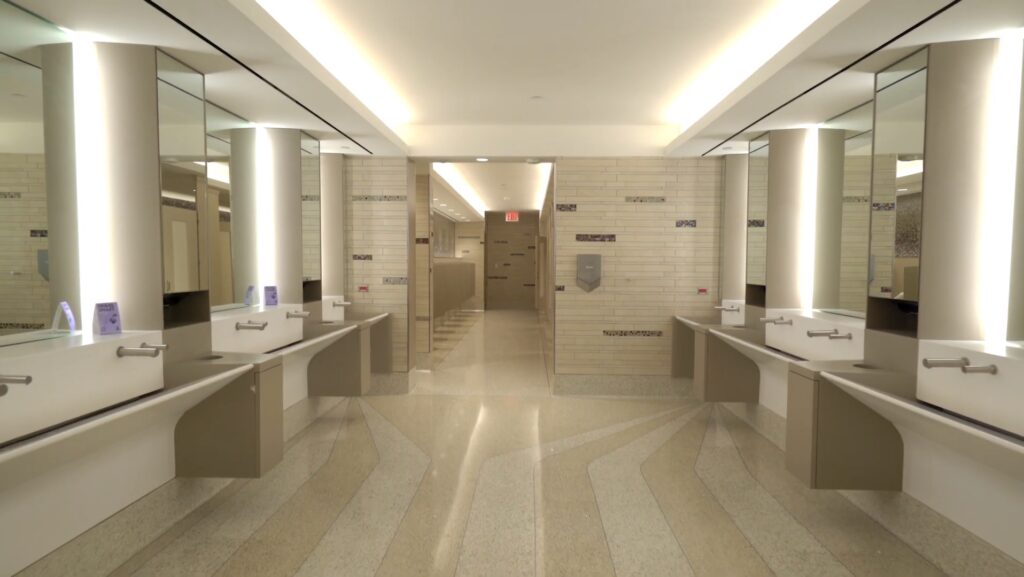 LAGUARDIA AIRPORT TERMINAL B - Stern Engineering Touchless Faucets, Automatic Soap Dispensers, Hand Dryers, Flush Valves for Urinals and Toilets & Bathroom Accessories