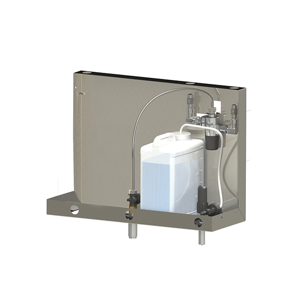 SWA-Modular-system 2 - Soap Water Air Module - Modular touch-free system for integration behind the mirror