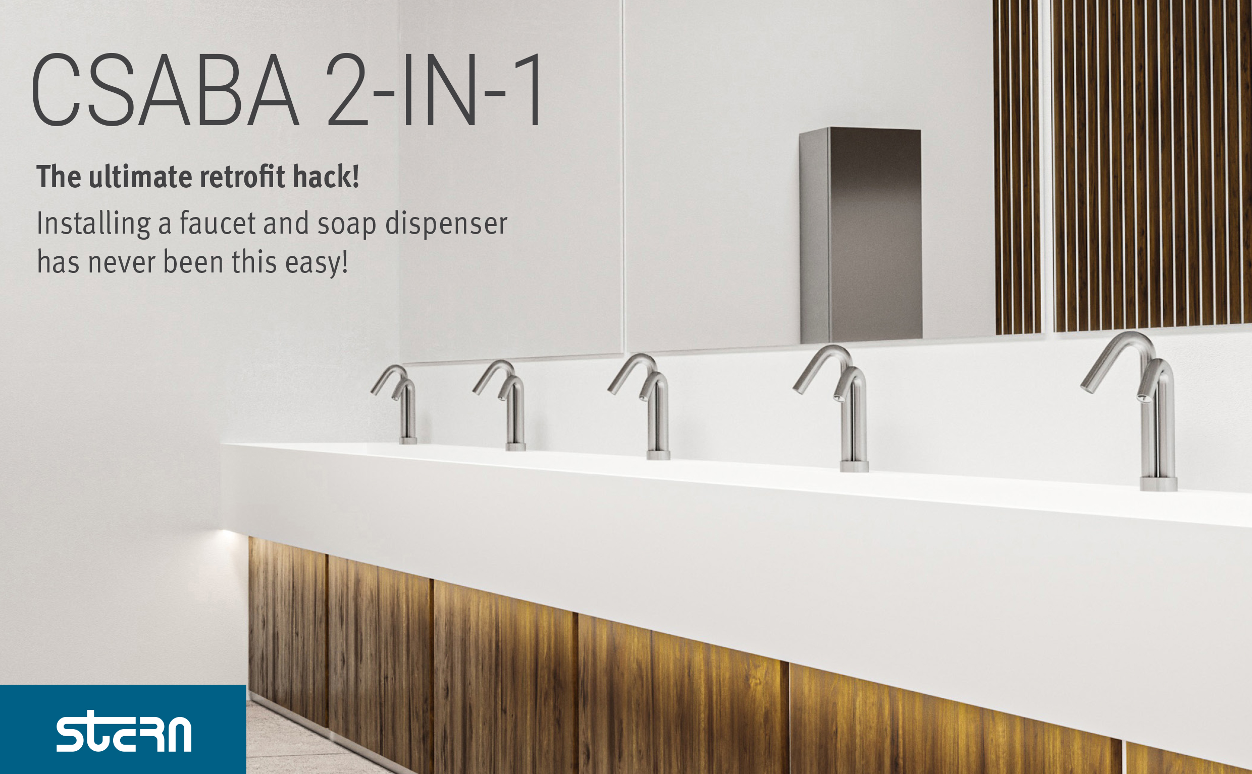 Installing a touch free faucet and soap dispenser has never been this easy