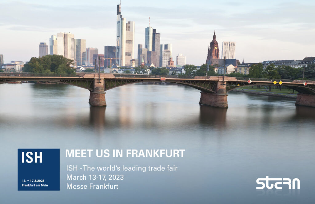 ISH 2023 - meet us in Frankfurt