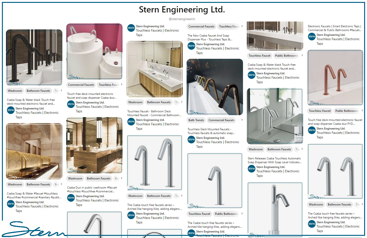 The best commercial and public bathrooms hand washing solutions from Pinterest