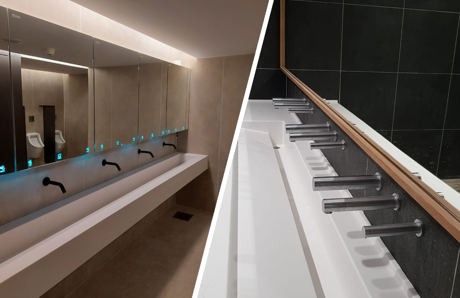 Touchless Wall Mounted Faucets for Commercial and Public Bathrooms