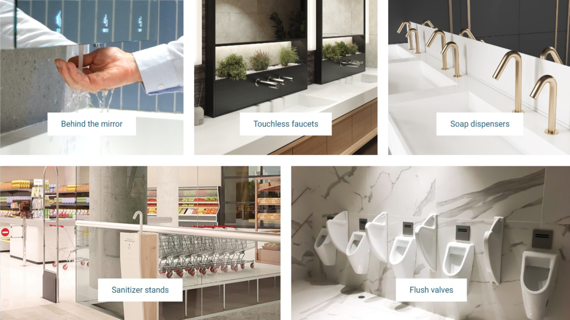 touchless sanitary solutions - Clean, hygienic & bacteria-free bathroom solution