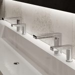 Boreal Duo - Boreal Touchless Deck Mounted Faucet & Touchless Soap Dispenser - Render 1