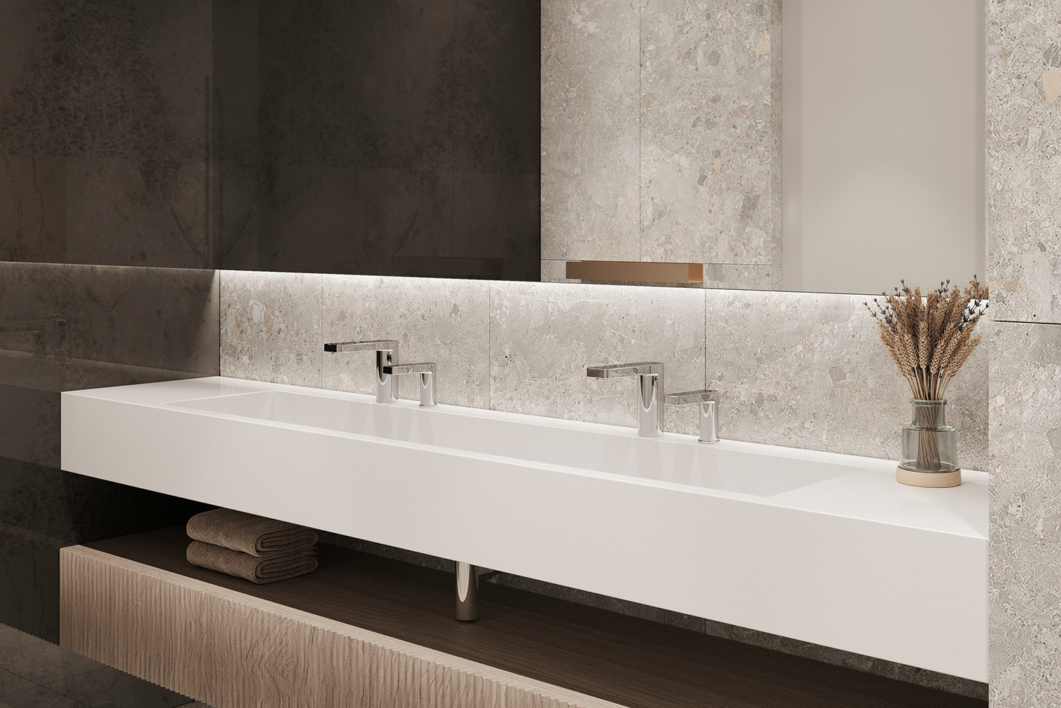 Transforming commercial bathrooms with touch-free solutions: WC cubicles, Behind-the-mirror innovations, and Boreal duo