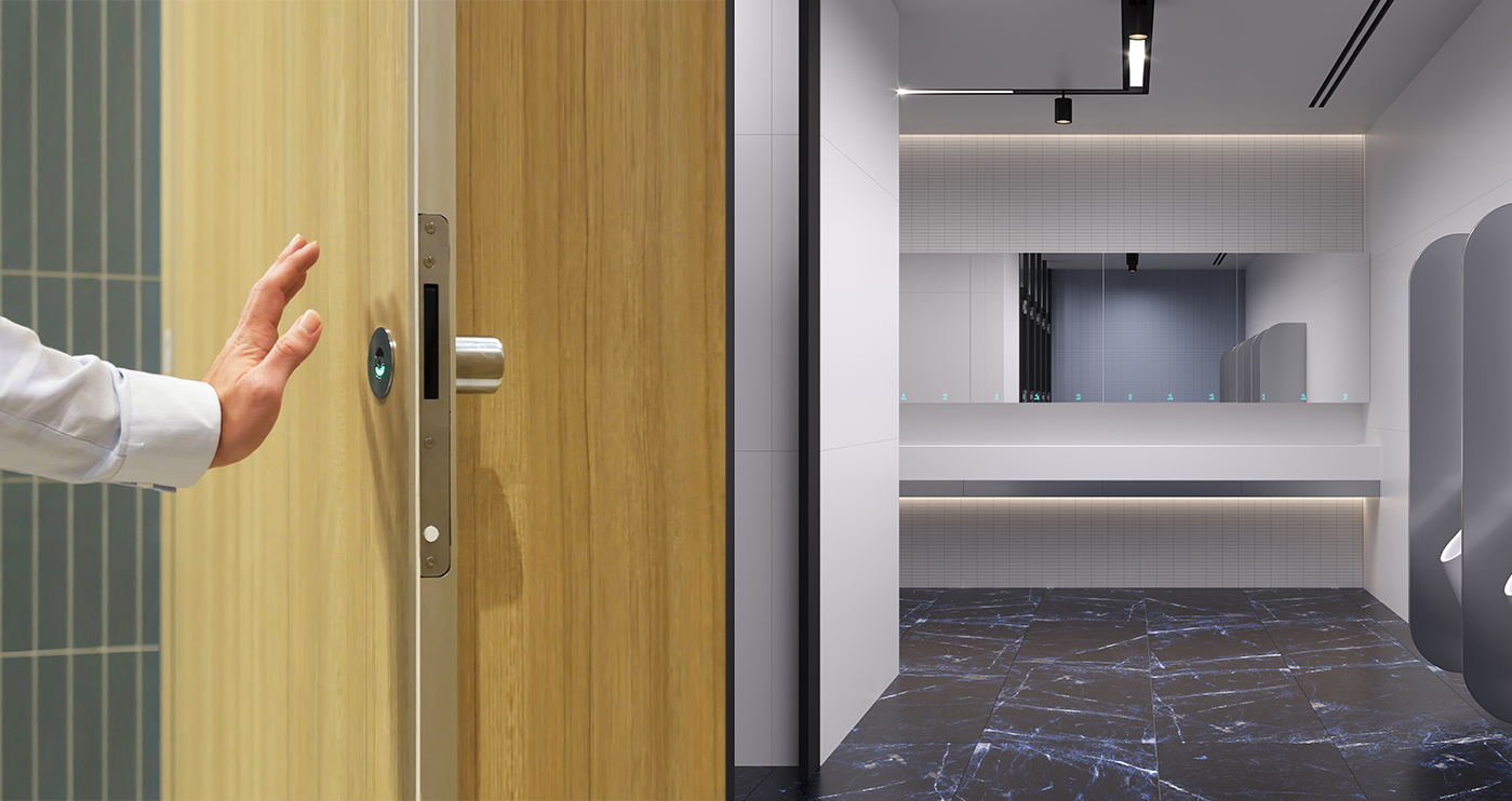 Redefining Cleanliness and Functionality Stern Engineering's Touchless Cubicles and SWAR Cabinet