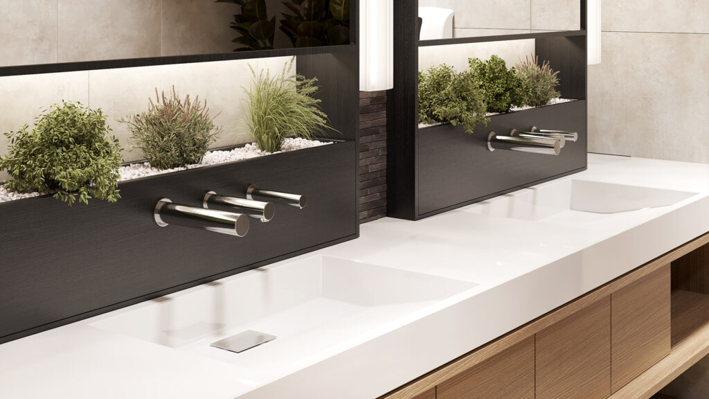 Sensor faucet technology in high traffic 1920x1080 01 | Top 5 Reasons Architects Are Choosing Touchless Fixtures for 2026 Projects